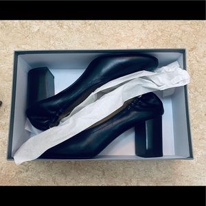 Everlane Day Heel size 10 black leather new in box